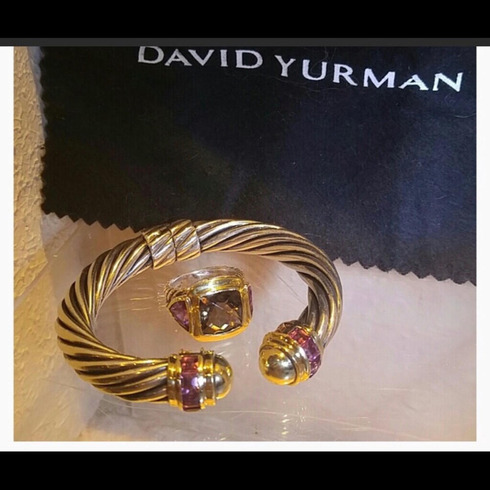 David Yurman bracelet and ring